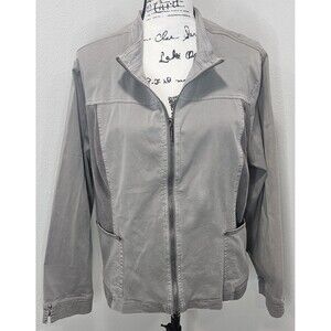 Escape Salt Wash Waterfront JacketIn Fog Plus Size XXL NWT Lightweight Casual
